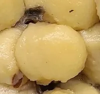 Gnocchi mazzancolle e radicchio