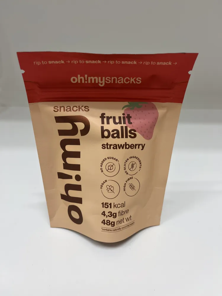 Strawberry fruit balls