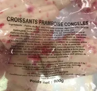 Croissants framboise congeles
