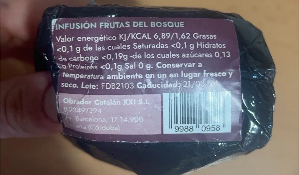 Infusion frutas del bosque