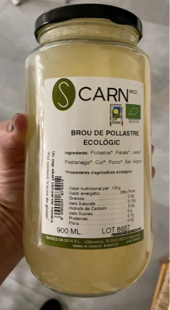Brou de pollastre ecologic