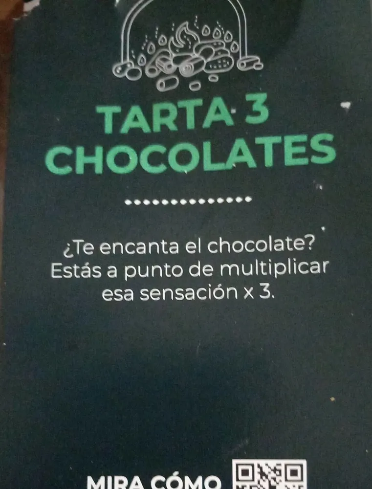 Tarta 3 chocholates