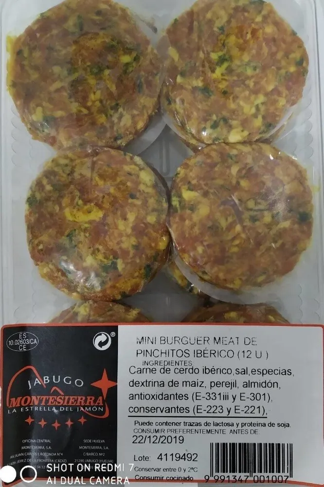 Mini burguer iberica pinchitos