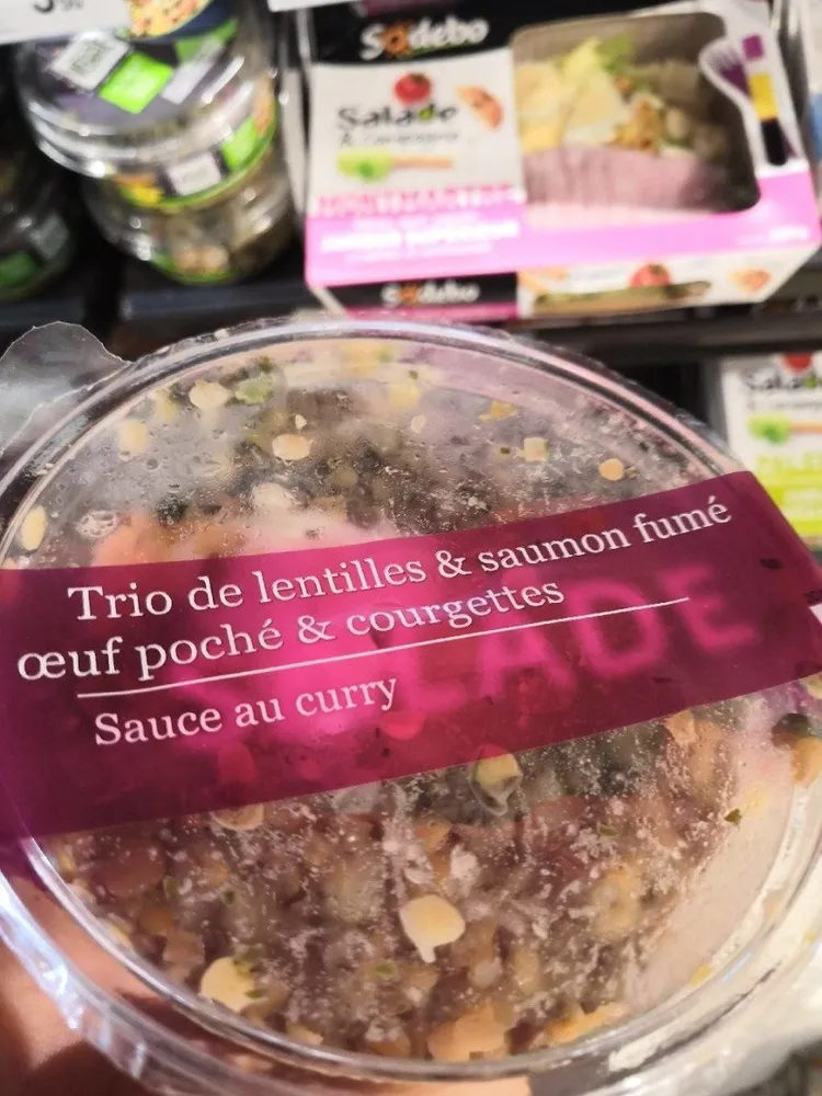 Trio de lentilles & saumon fumé
