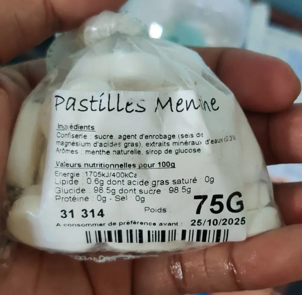Pastille menthe