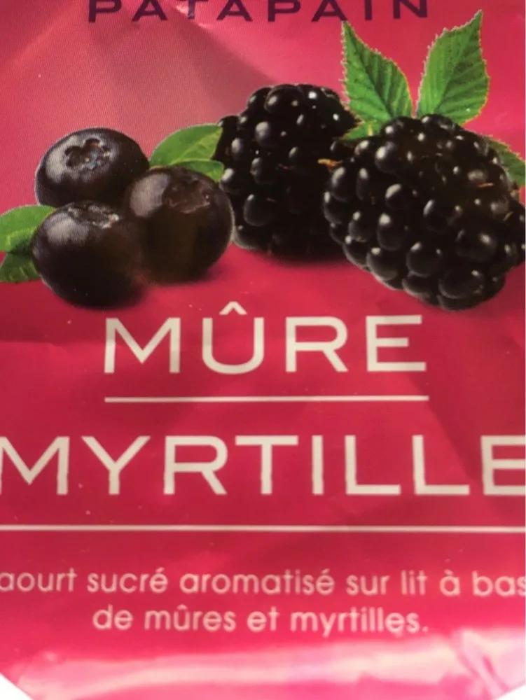 Yaourt mûre myrtille