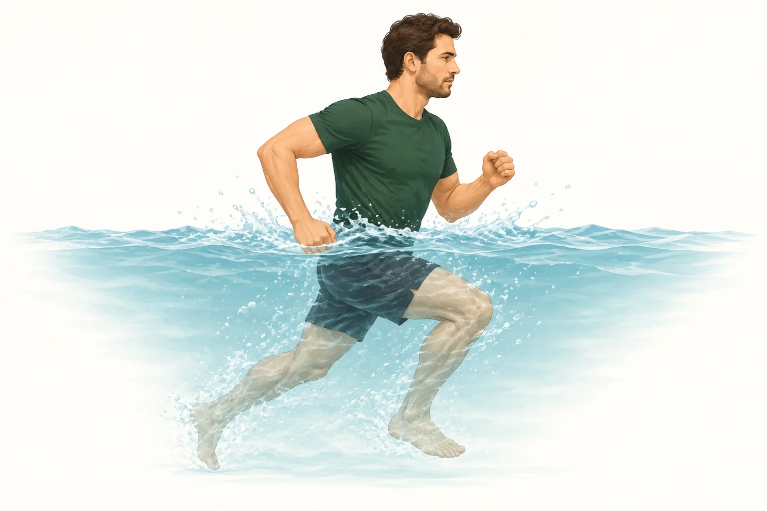 Corsa in acqua