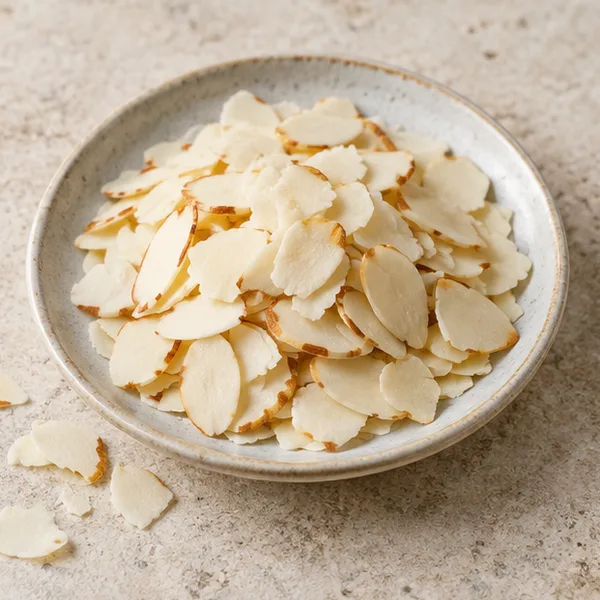 Illustration of flaked almonds