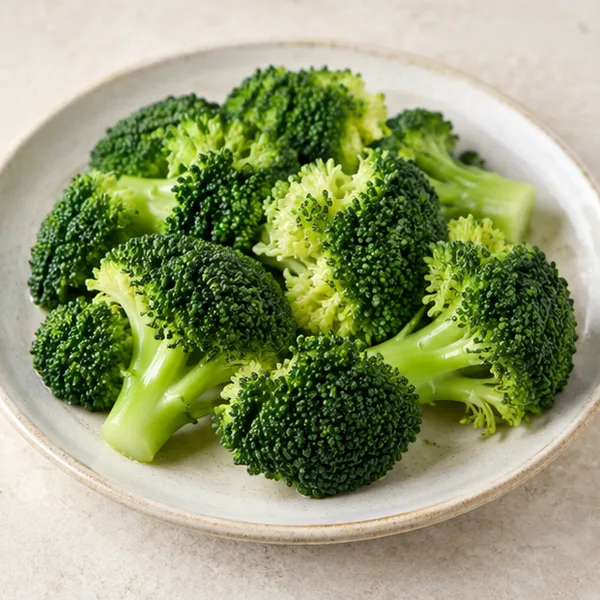 Illustration of steamed broccoli