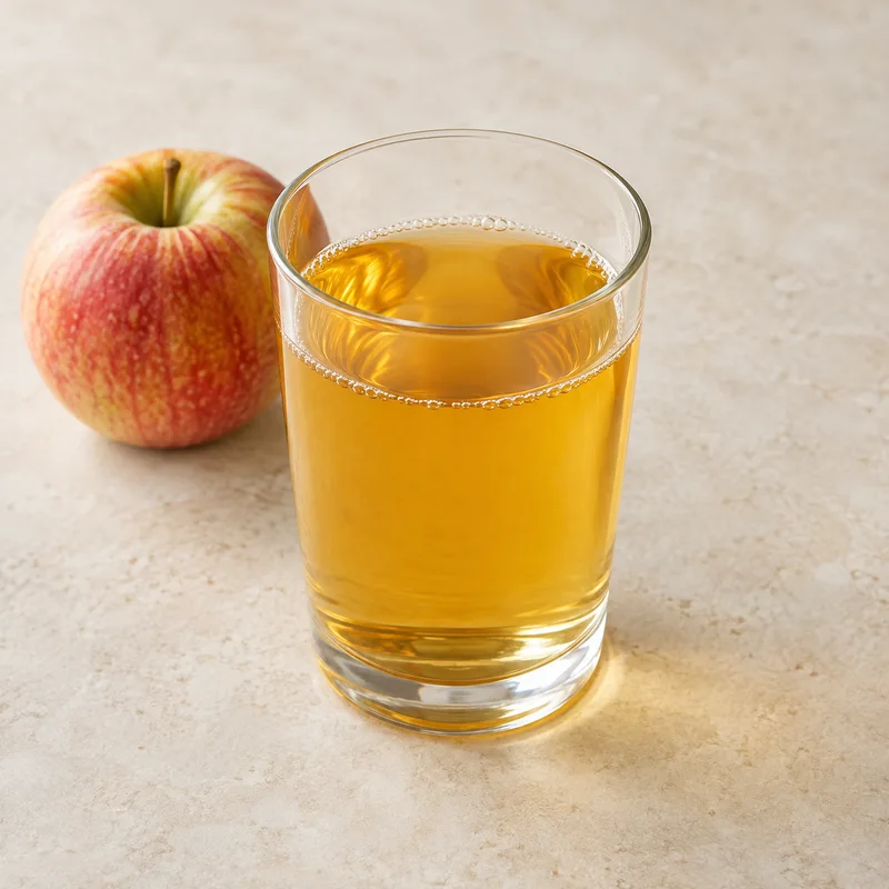 Illustration of apple juice