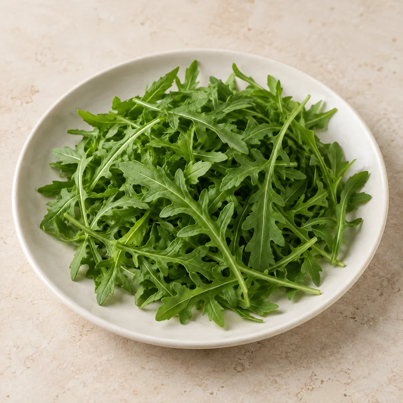 Illustration of arugula raw