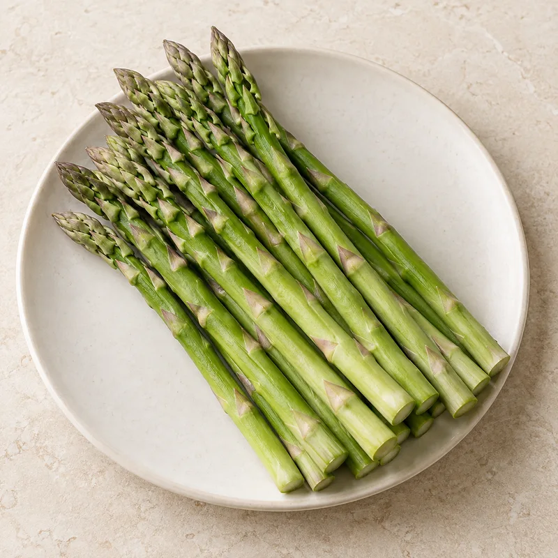 Illustration of asparagus raw