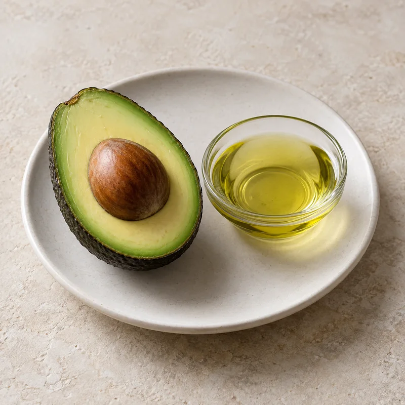 Illustration of oil avocado