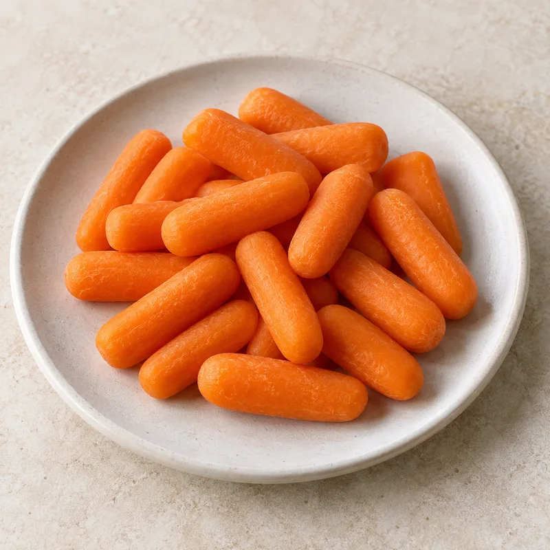 Illustration of carrots baby raw
