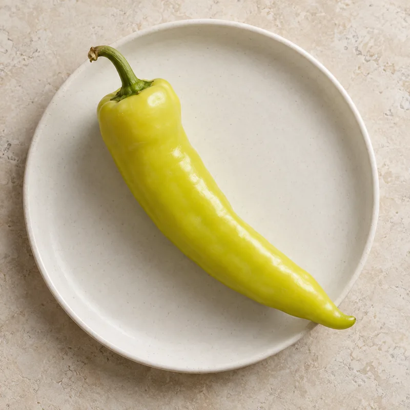 Illustration of pepper banana raw