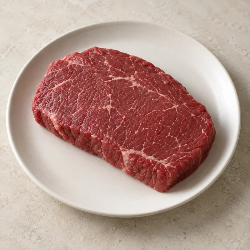 Illustration of beef composite of trimmed retail cuts separable lean only trimmed to 1 8 fat select raw