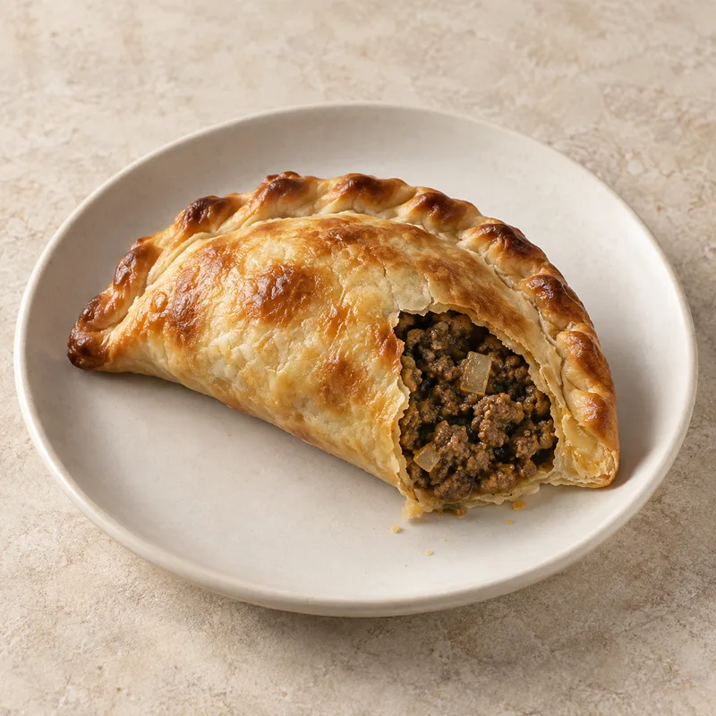 Illustration of restaurant latino empanadas beef prepared