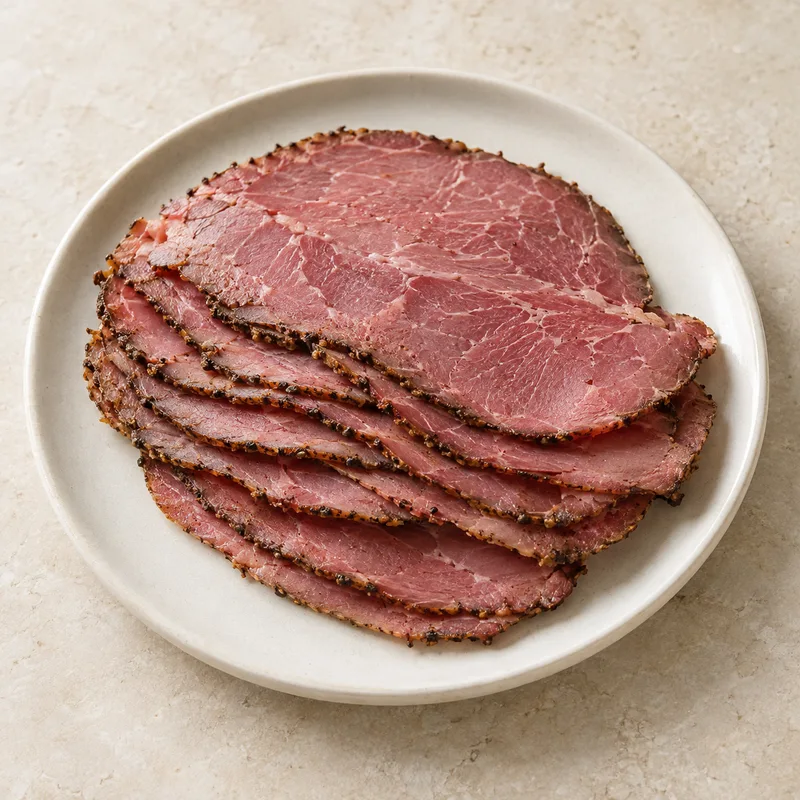 Illustration of pastrami beef 98 fat free