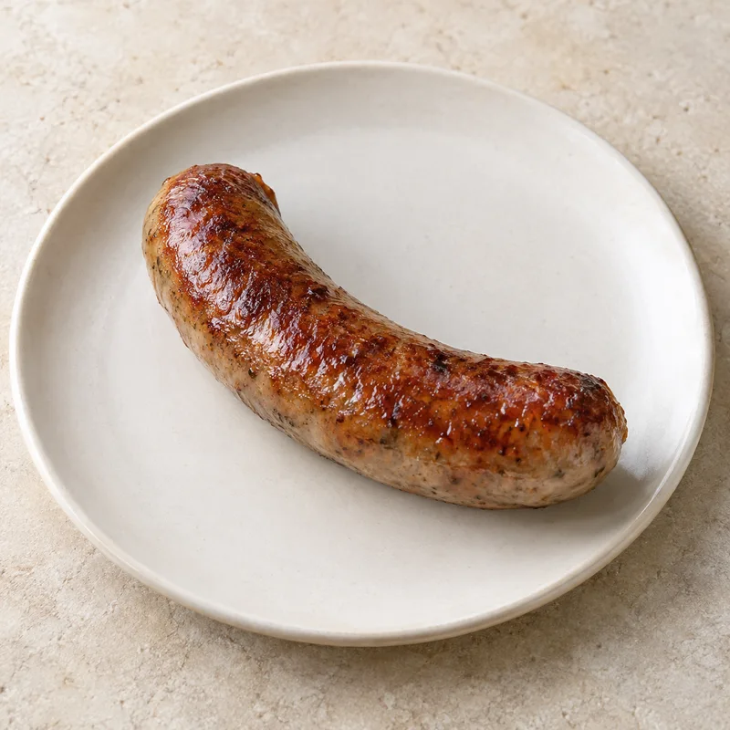 Illustration of sausage beef fresh cooked