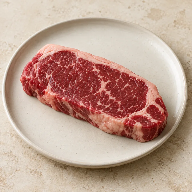 Illustration of beef steak or beef steak raw