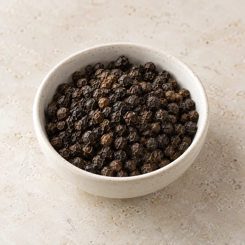 Illustration of spices pepper black