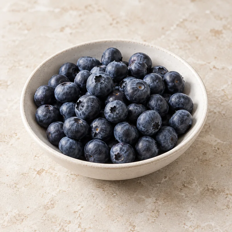 Illustration of blueberries raw