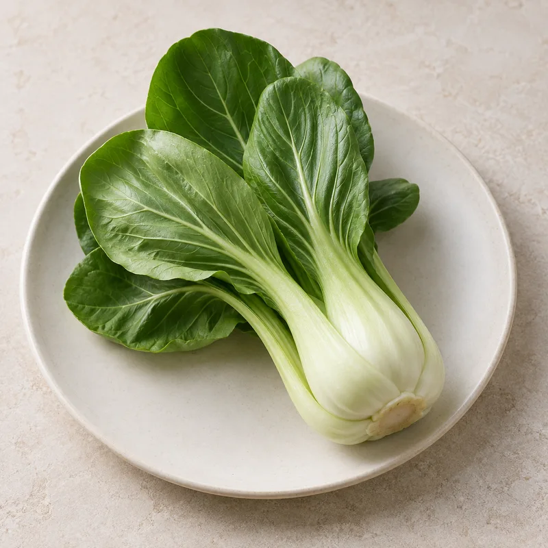 Illustration of bok choy pak choi raw