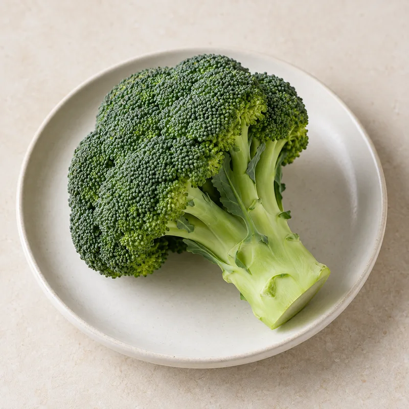 Illustration of broccoli raw