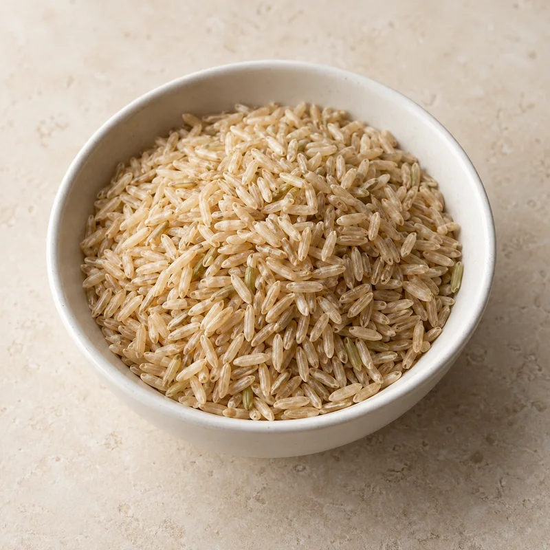 Illustration of rice brown long grain raw includes foods for usda s food distribution program