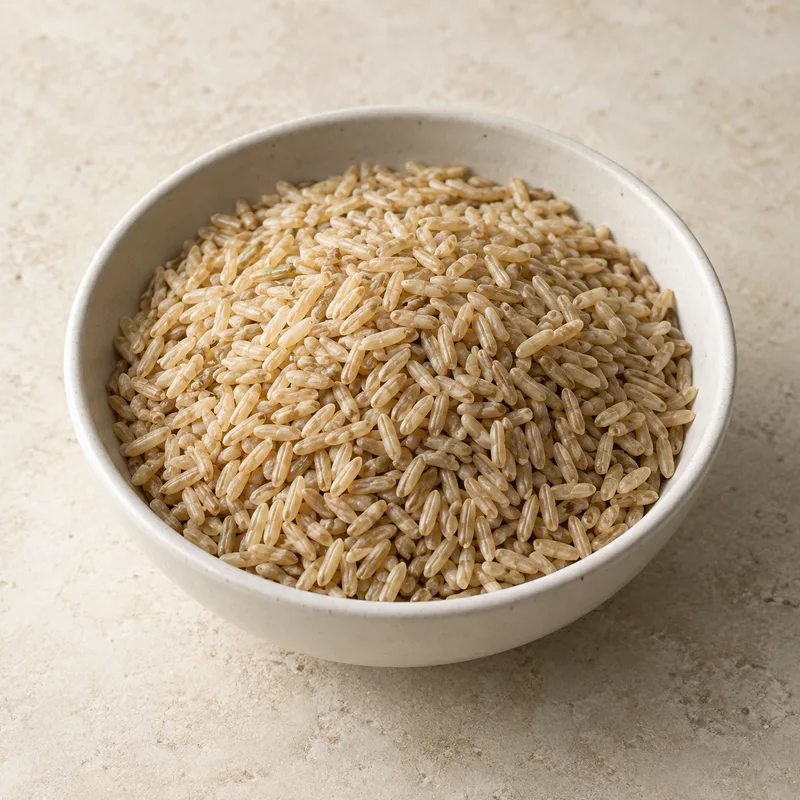 Illustration of rice brown raw