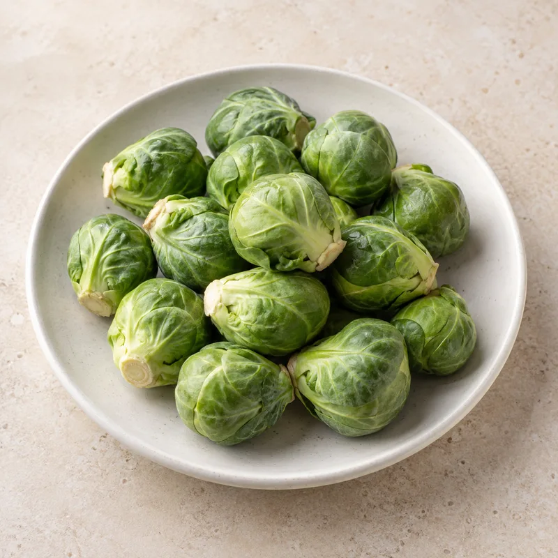 Illustration of brussels sprouts raw