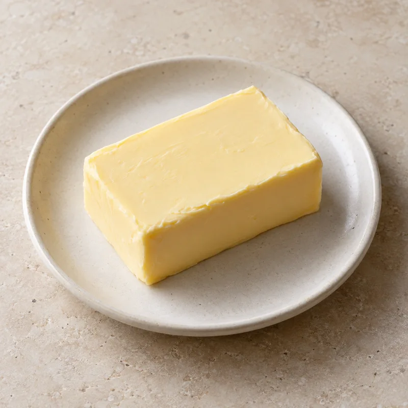 Illustration of butter without salt