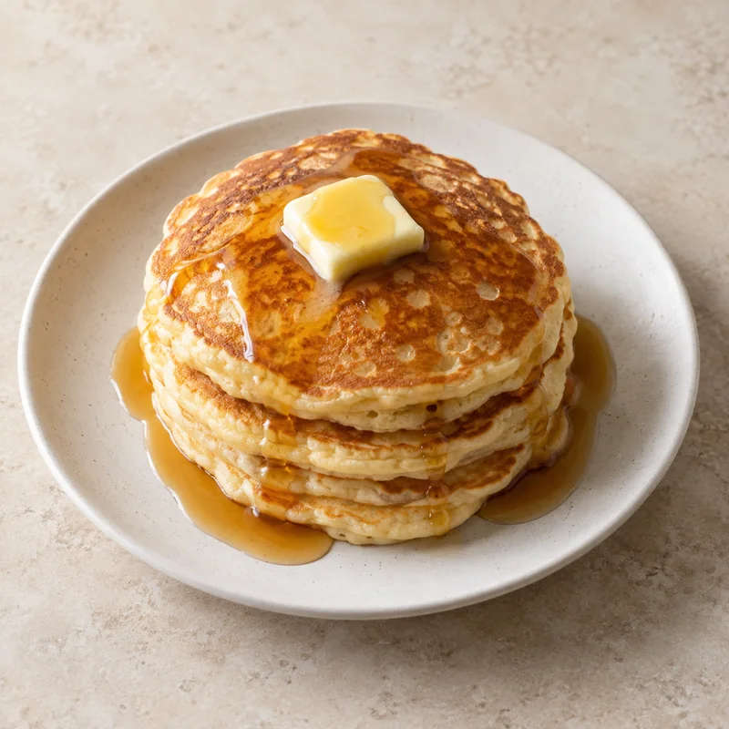 Illustration of pancakes buttermilk prepared from recipe