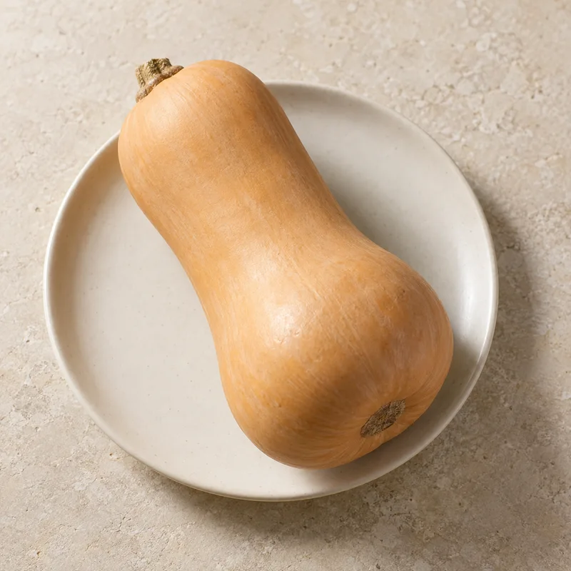 Illustration of squash butternut raw