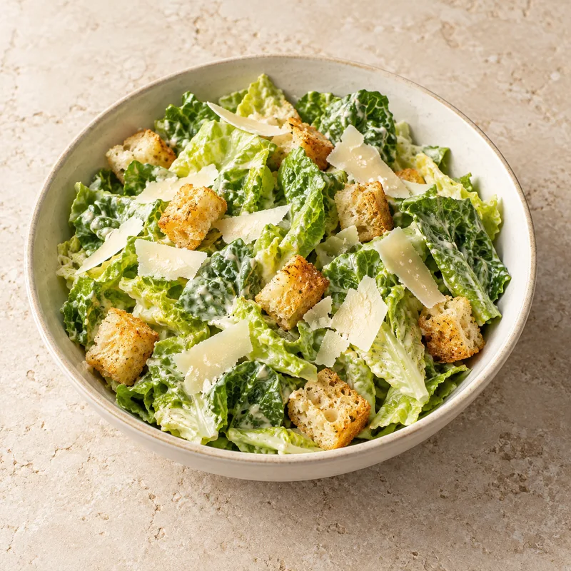 Illustration of caesar salad