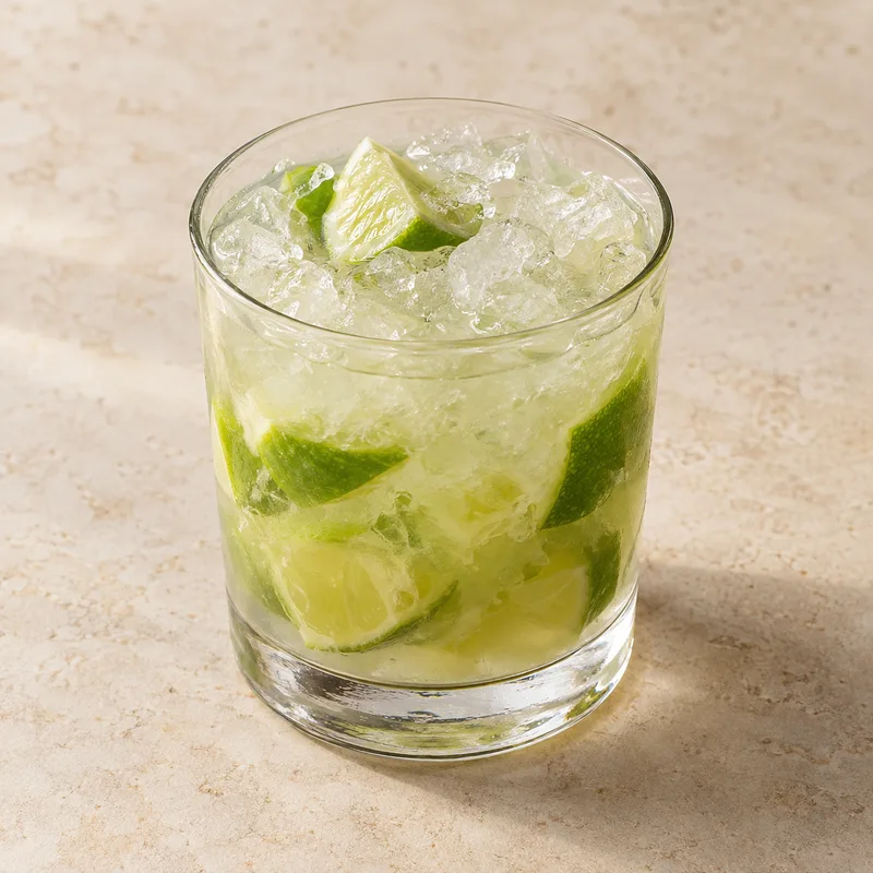 Illustration of caipirinha