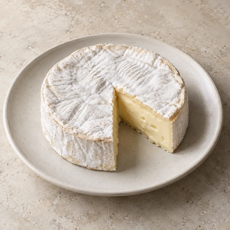 Illustration of cheese camembert