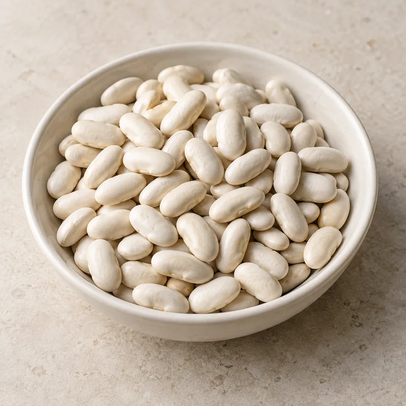 Illustration of beans cannellini dried raw