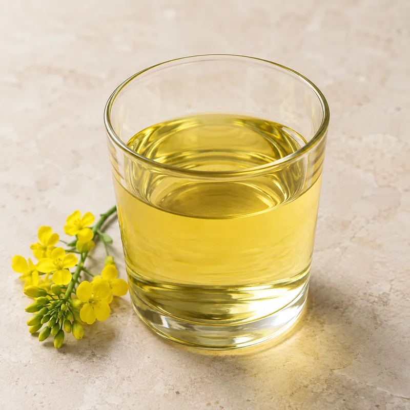 Illustration of vegetable oil canola