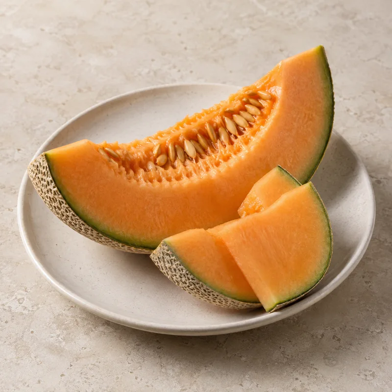 Illustration of cantaloupe fresh