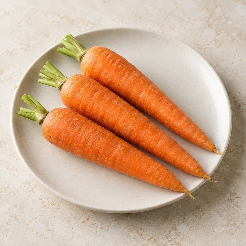 Illustration of carrots raw