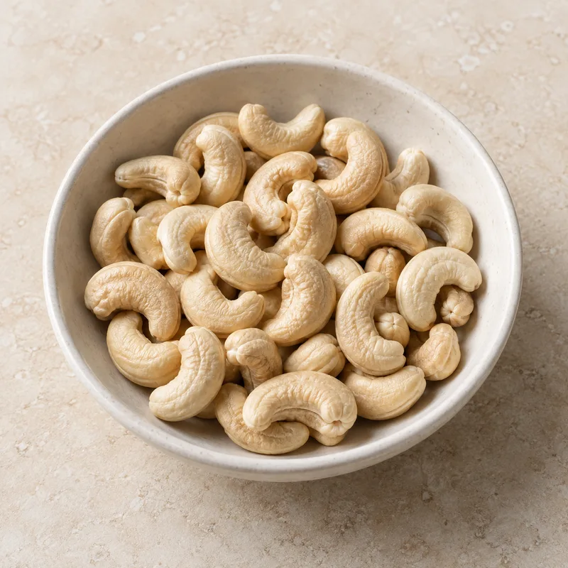 Illustration of nuts cashew raw