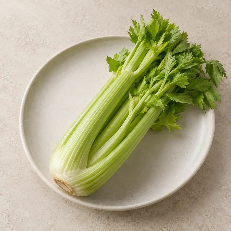 Illustration of celery raw