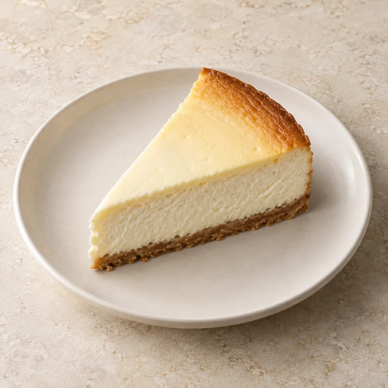 Illustration of cake cheesecake commercially prepared