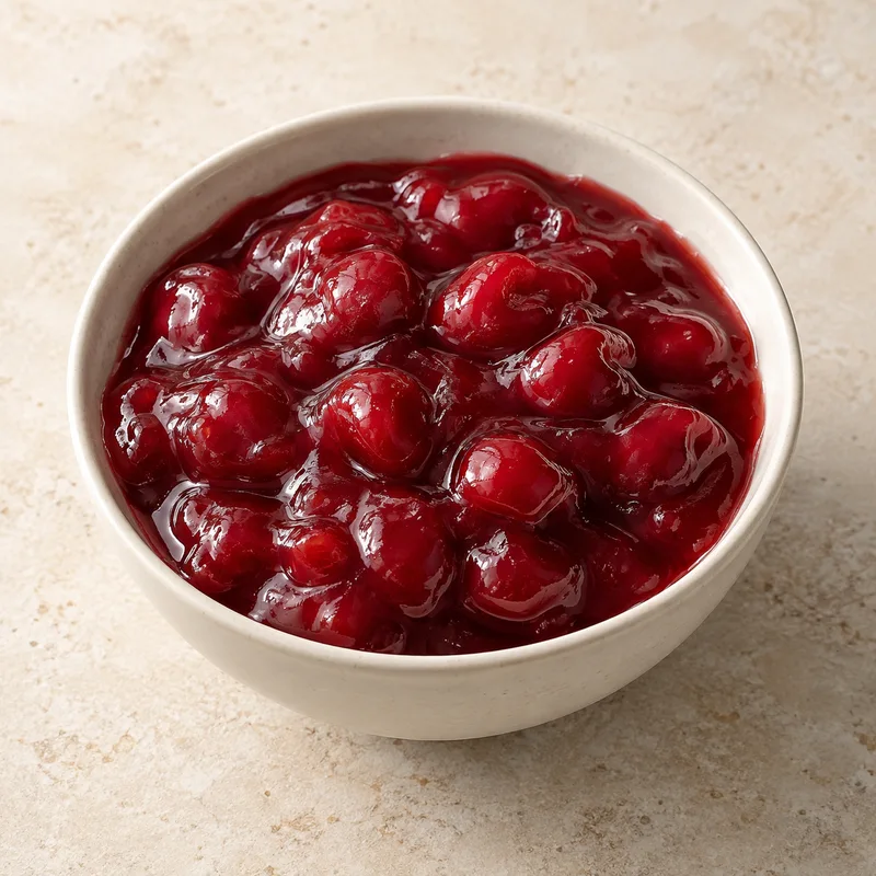 Illustration of pie fillings cherry low calorie