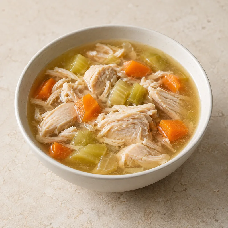 Illustration of soup chicken canned chunky ready to serve