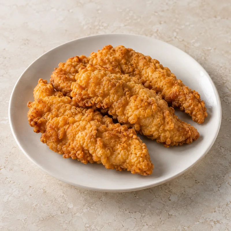 Illustration of applebee s chicken tenders from kids menu