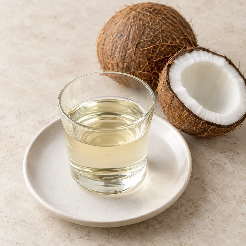Illustration of vegetable oil coconut