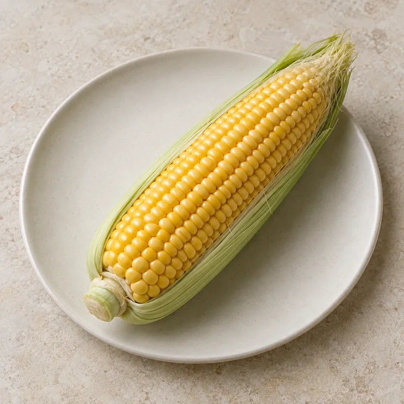Illustration of corn raw