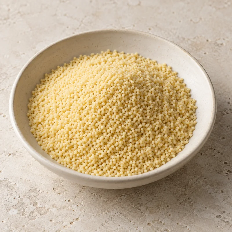 Illustration of couscous dry